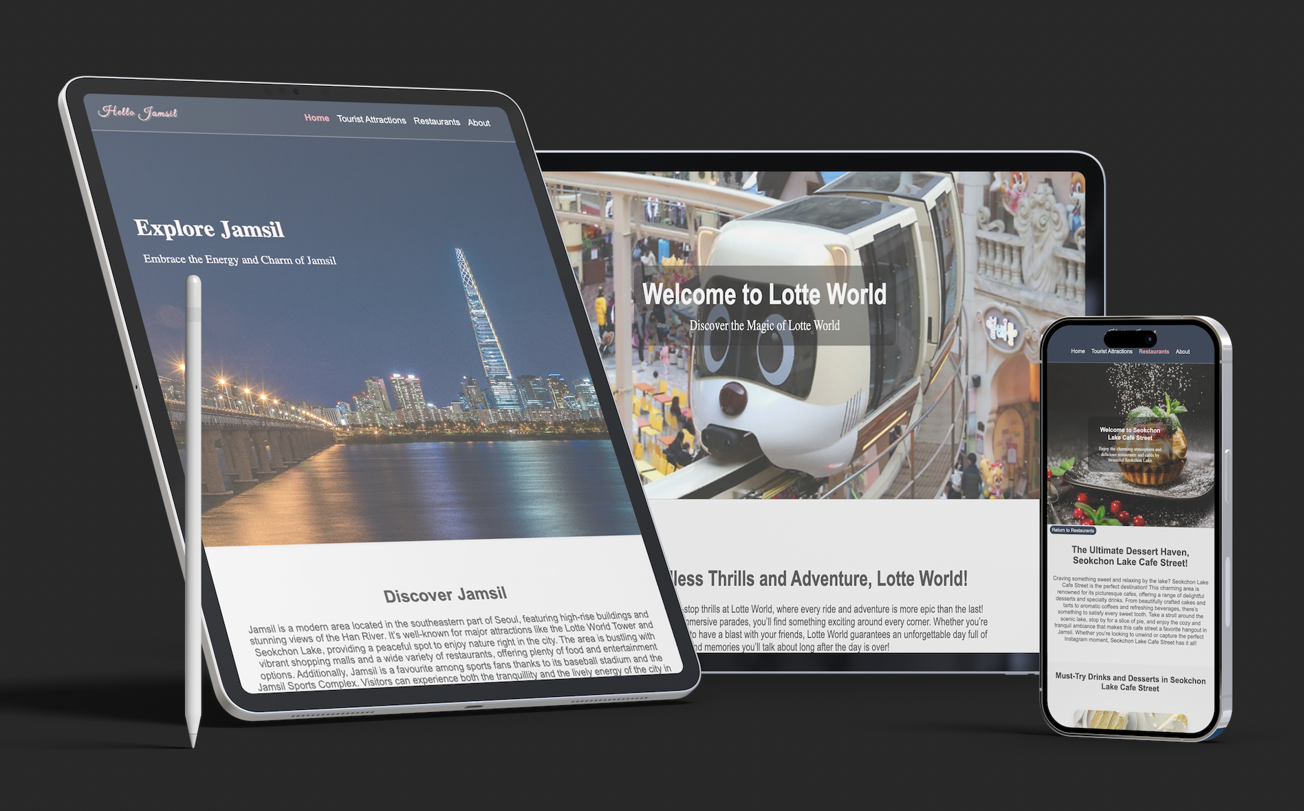 Hello Jamsil responsive website
